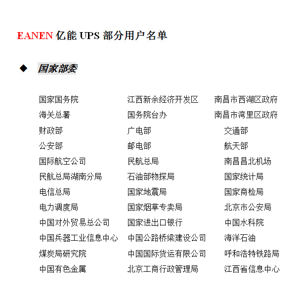 國家部委成功案例 國家部委成功案例
